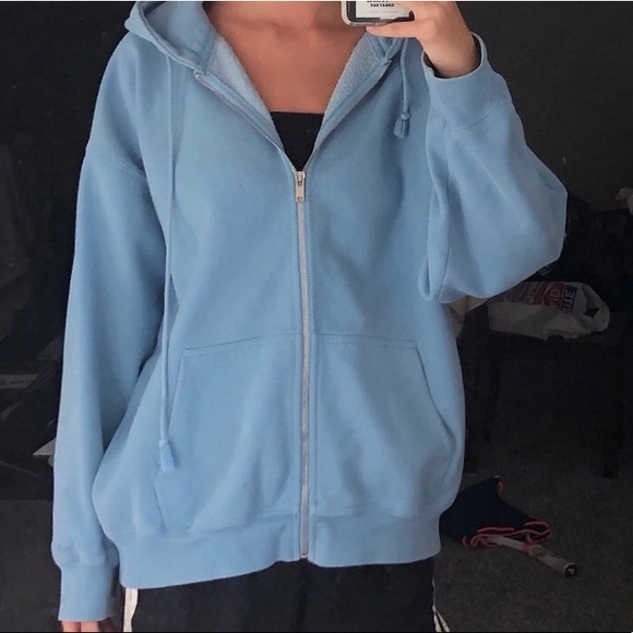 Brandy Melville Jackets & Blazers - blue christy jacket